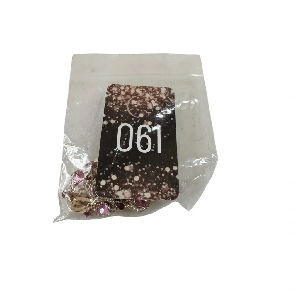 Classy Rhinestone Pink and Silver‎ Bracelet Glam Costume Statement Y2K 90s